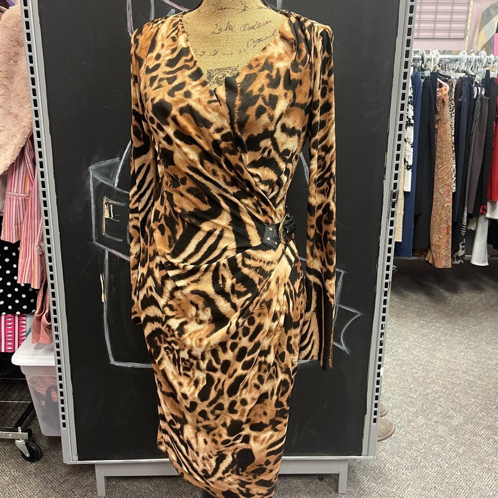 Body Con Leopard Dress